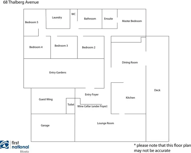 Floorplan of Homely house listing, 68 Thalberg Avenue, Biloela QLD 4715