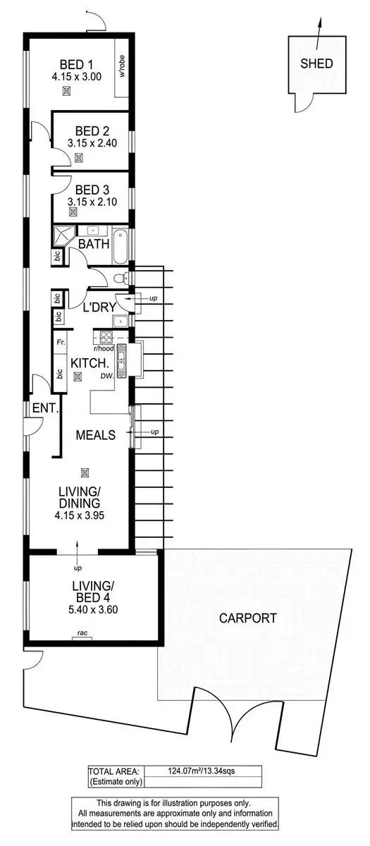 Floorplan of Homely house listing, 31 St Andrews Crescent, Novar Gardens SA 5040