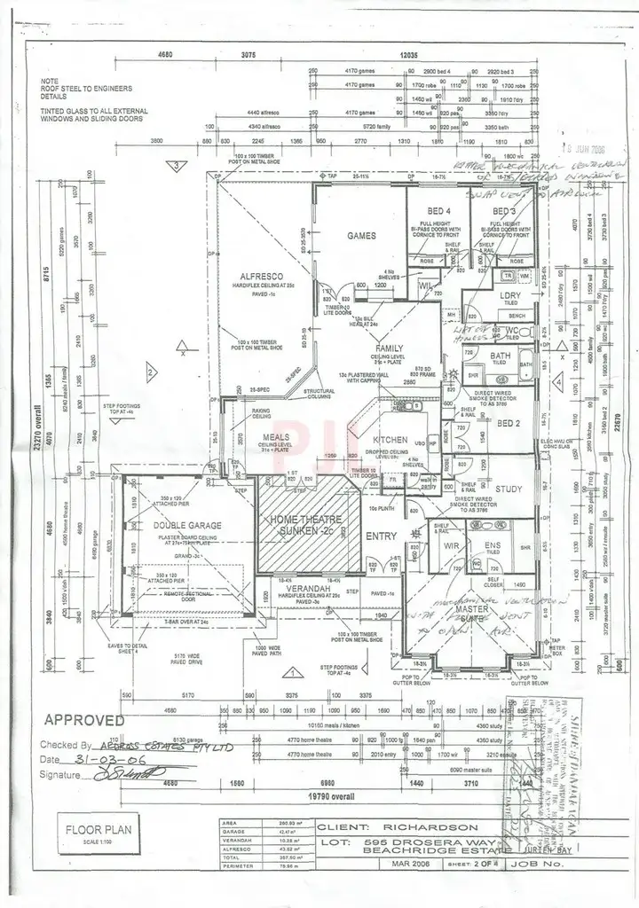 Floorplan of Homely house listing, 3 Drosera Way, Jurien Bay WA 6516