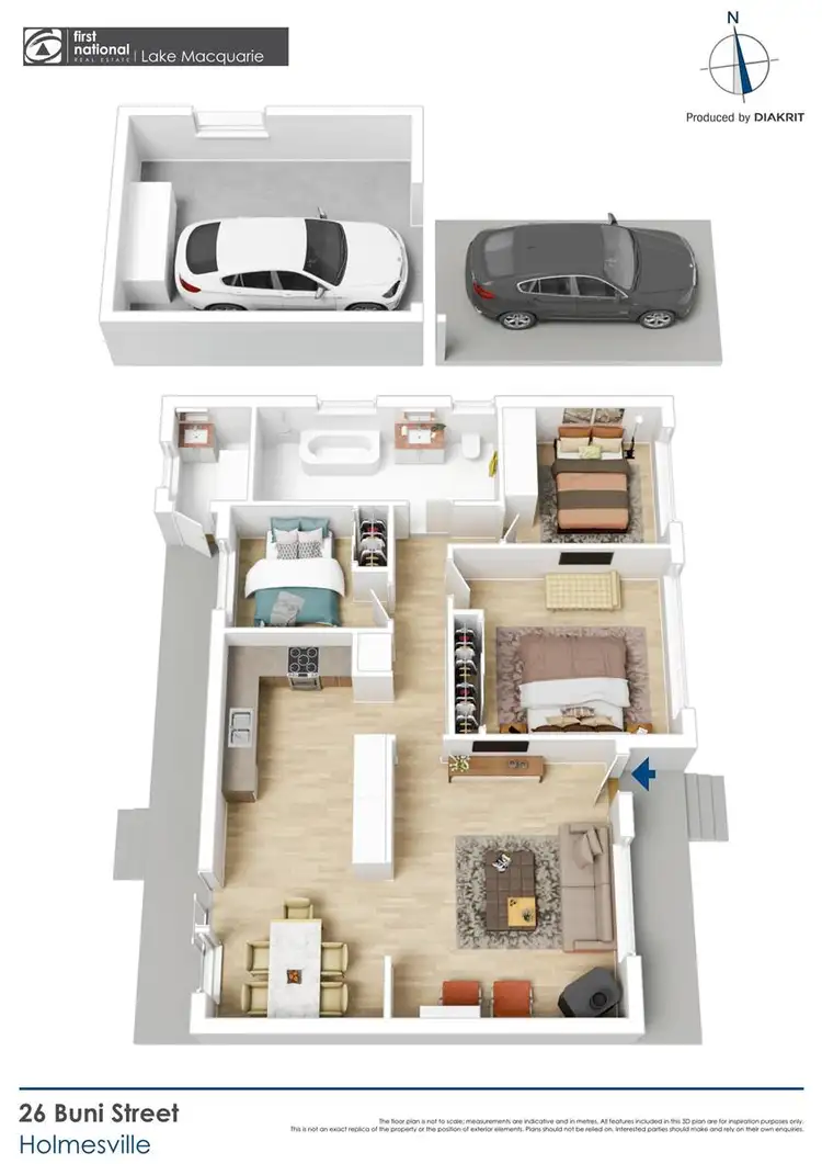 Floorplan of Homely house listing, 26 Buni Street, Holmesville NSW 2286