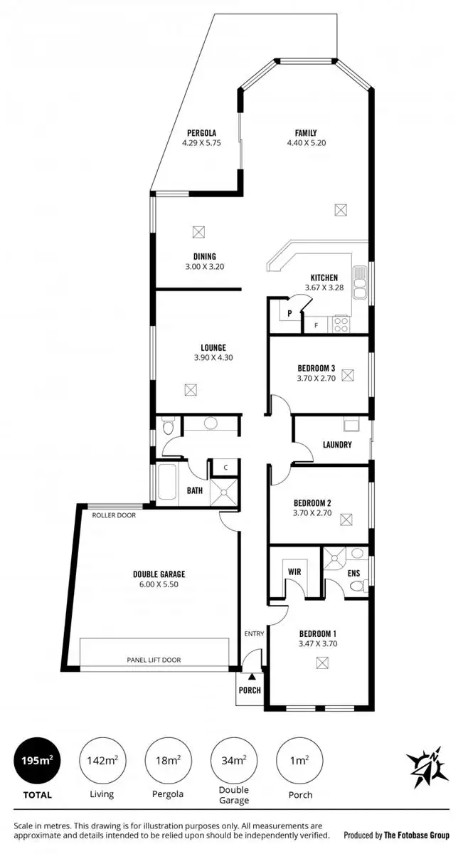 Floorplan of Homely house listing, 34 New York Road, Aberfoyle Park SA 5159