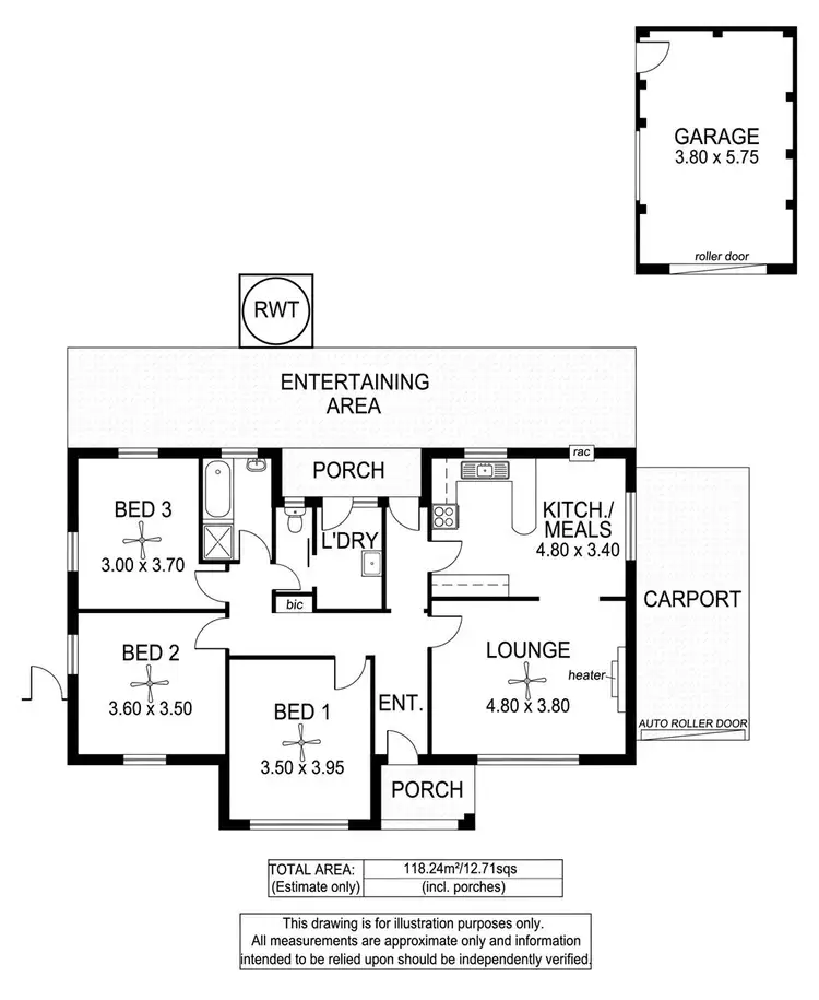 Floorplan of Homely house listing, 8 Betty Street, Marion SA 5043