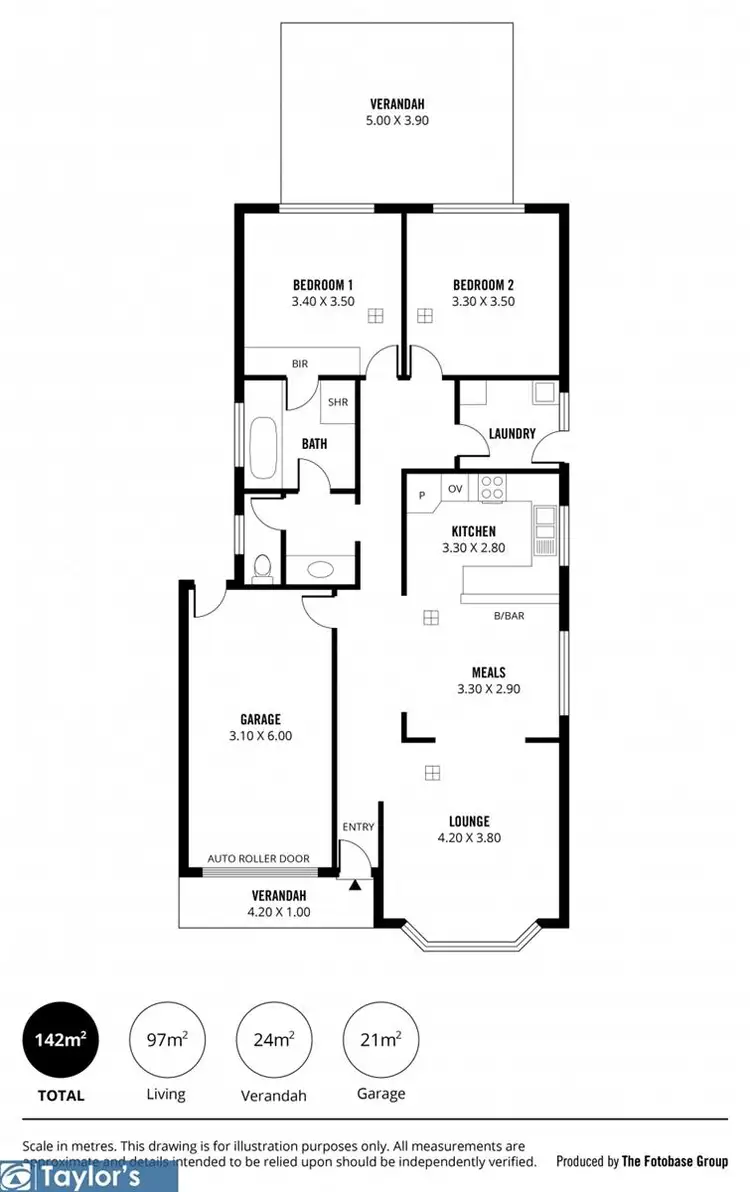 Floorplan of Homely unit listing, 2/109 Winzor Street, Salisbury SA 5108