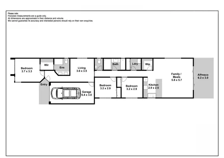 Floorplan of Homely house listing, 8B Hardy Street, Paradise SA 5075