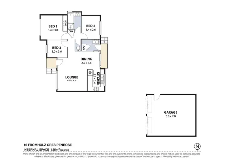Floorplan of Homely house listing, 16 Fromholz Cr, Avondale NSW 2530