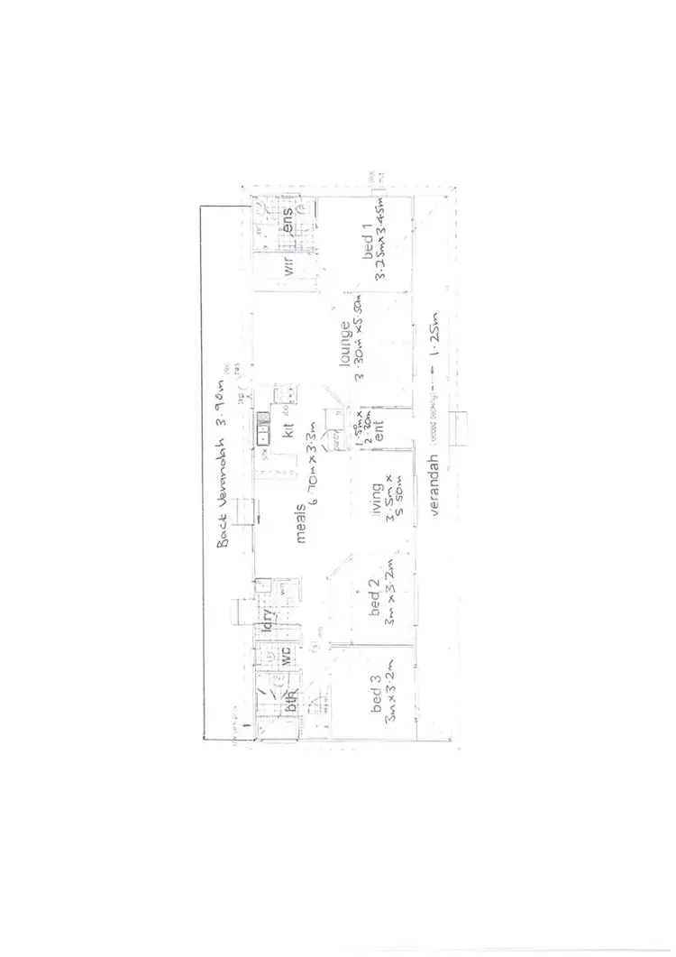 Floorplan of Homely house listing, 70 Tiddy Avenue, Maitland SA 5573
