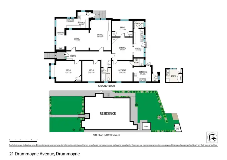 Floorplan of Homely house listing, 21 Drummoyne Avenue, Drummoyne NSW 2047