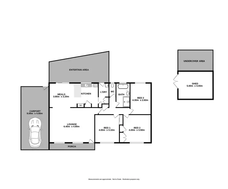 Floorplan of Homely house listing, 411 Kaitlers Road, Lavington NSW 2641