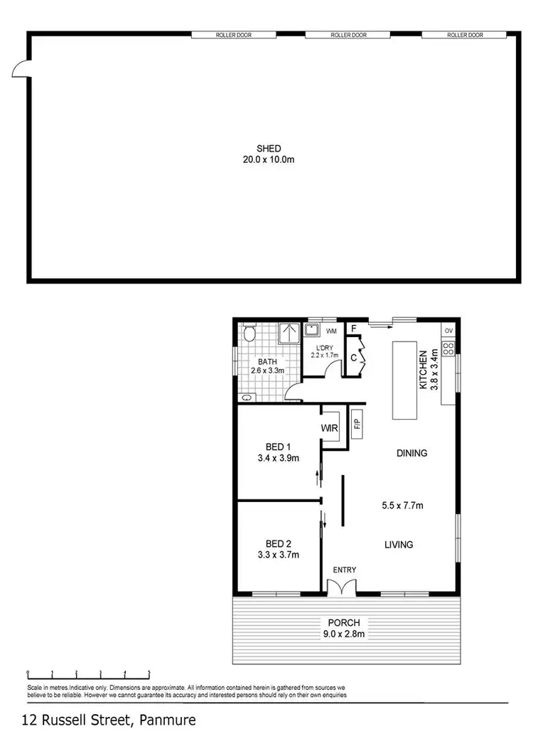 Floorplan of Homely house listing, 12 Russell Street, Panmure VIC 3265