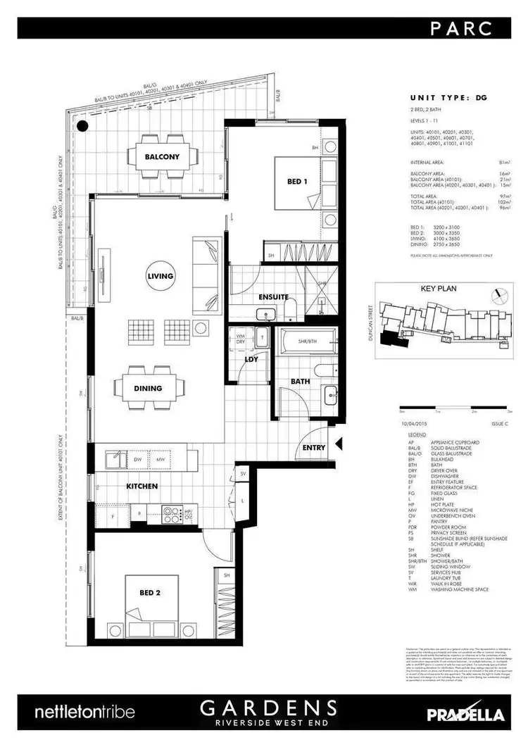 Floorplan of Homely house listing, 40101/50 Duncan Street, West End QLD 4101