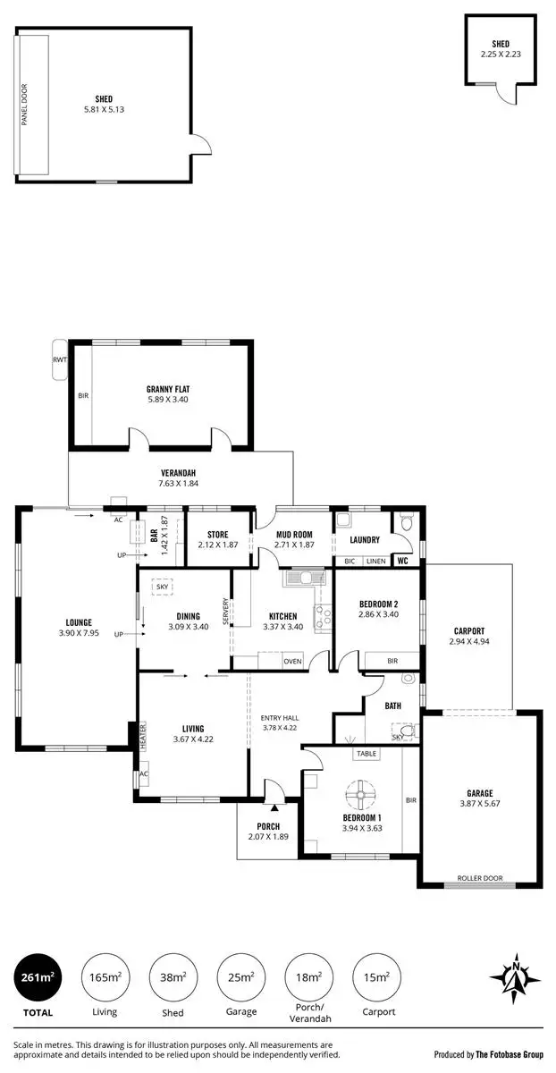 Floorplan of Homely house listing, 13 Meredith Avenue, Glengowrie SA 5044