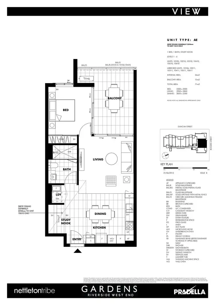Floorplan of Homely unit listing, 10105/30 Duncan Street, West End QLD 4101