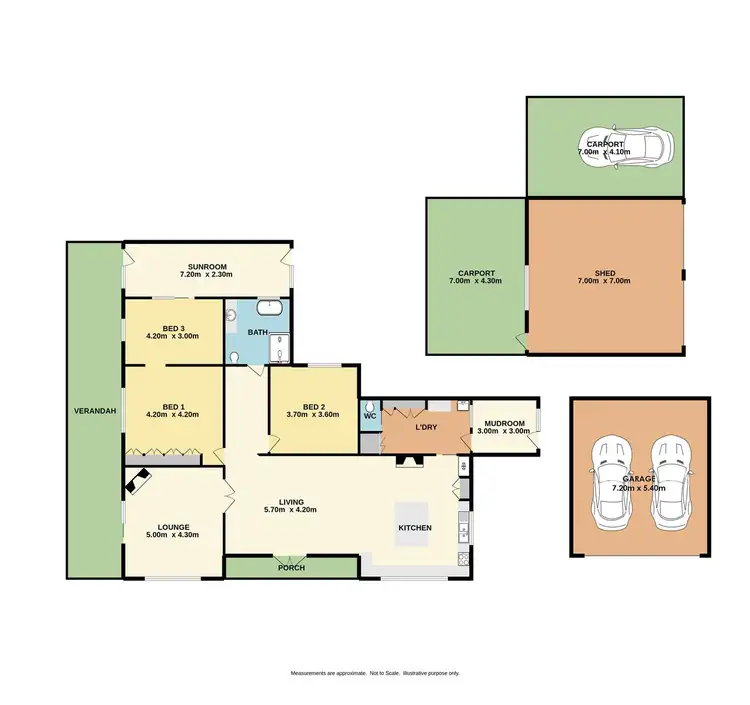 Floorplan of Homely house listing, 769 Stanley Road, Stanley VIC 3747
