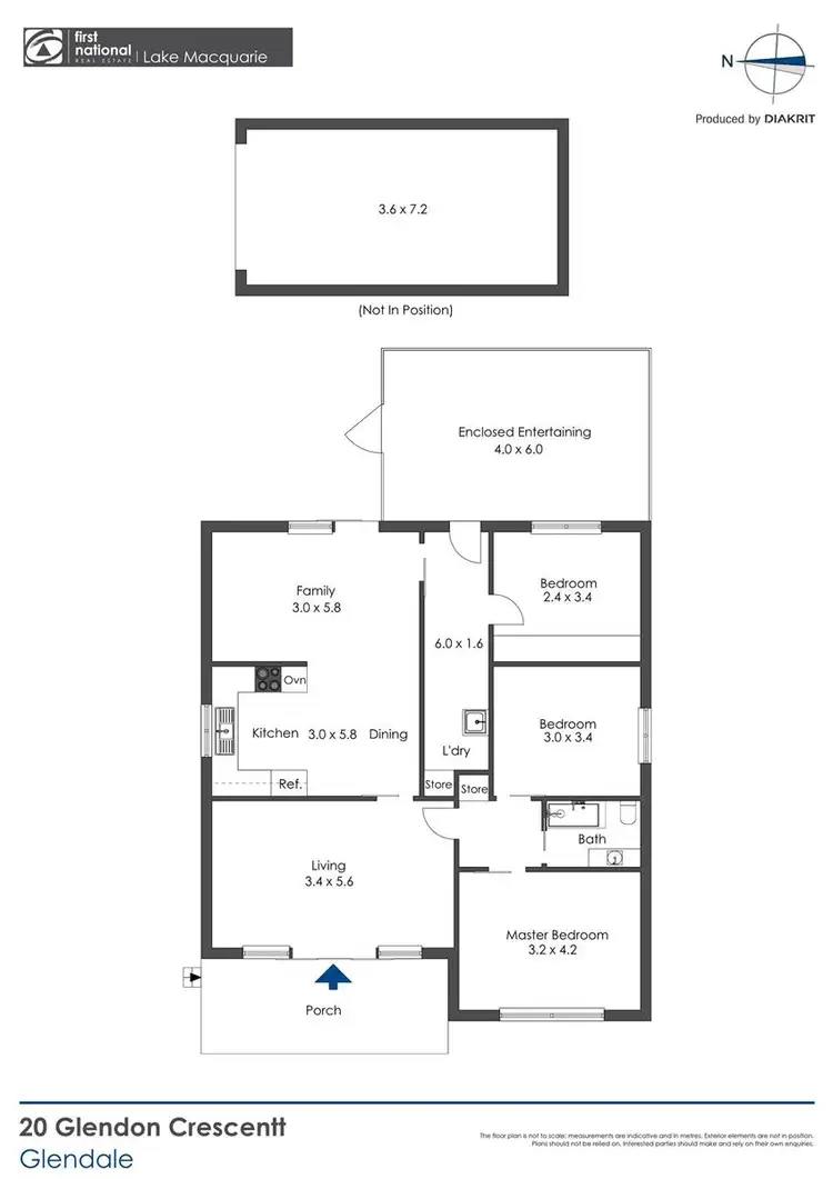 Floorplan of Homely house listing, 20 Glendon Crescent, Glendale NSW 2285