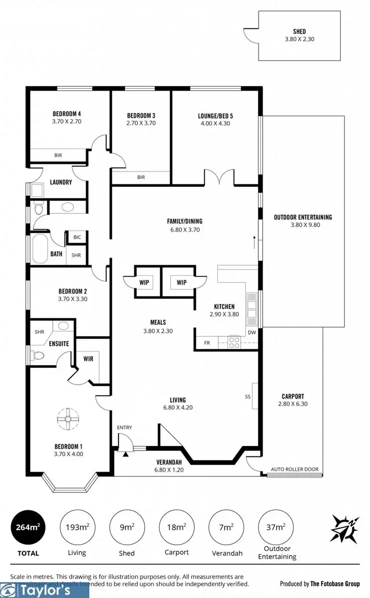 Floorplan of Homely house listing, 2 Eton Common, Ingle Farm SA 5098