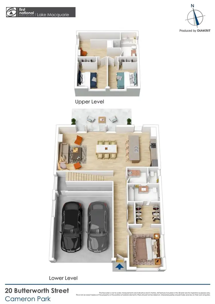 Floorplan of Homely house listing, 20 Butterworth Street, Cameron Park NSW 2285