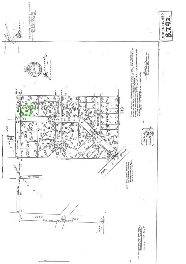 Floorplan of Homely land listing, LOT 23/12 Second Street, Warooka SA 5577