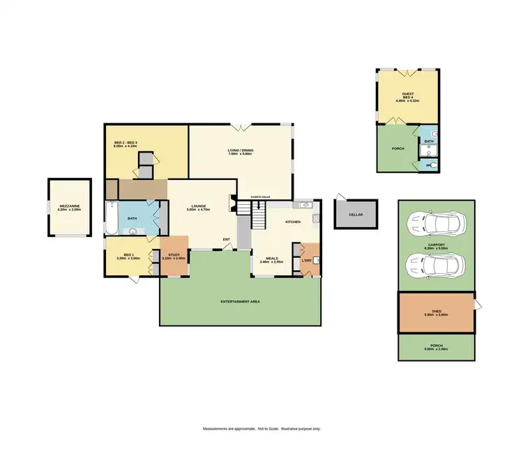 Floorplan of Homely house listing, 56 Wallace Road, Allans Flat VIC 3691