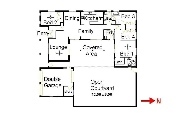 Floorplan of Homely house listing, 23 Gumtree Drive, Goonellabah NSW 2480