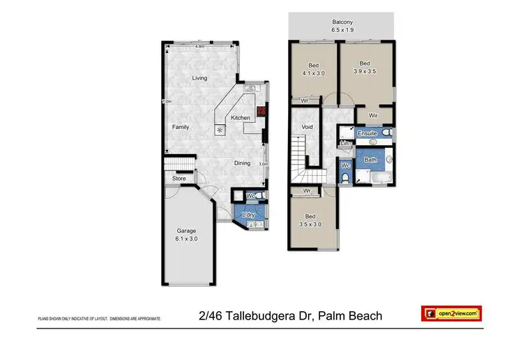 Floorplan of Homely unit listing, 2/46 Tallebudgera Drive, Palm Beach QLD 4221
