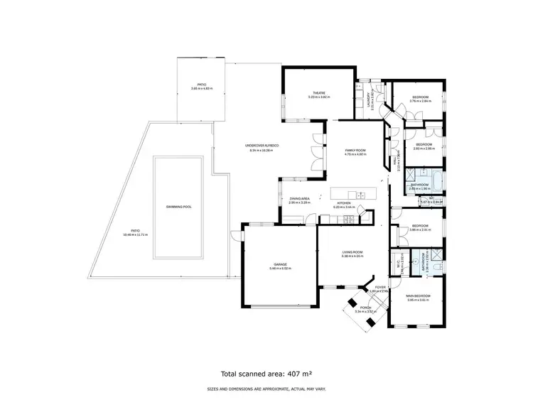 Floorplan of Homely house listing, 16 Whernside Drive, Wodonga VIC 3690