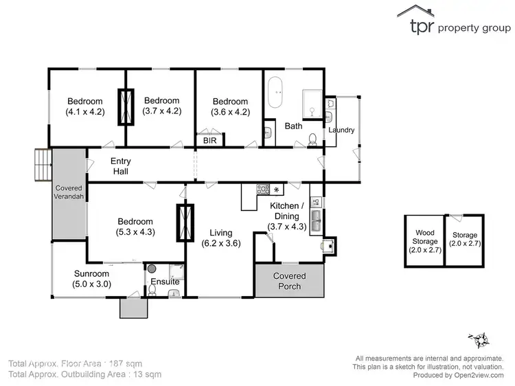 Floorplan of Homely house listing, 32 Knights Road, Huonville TAS 7109