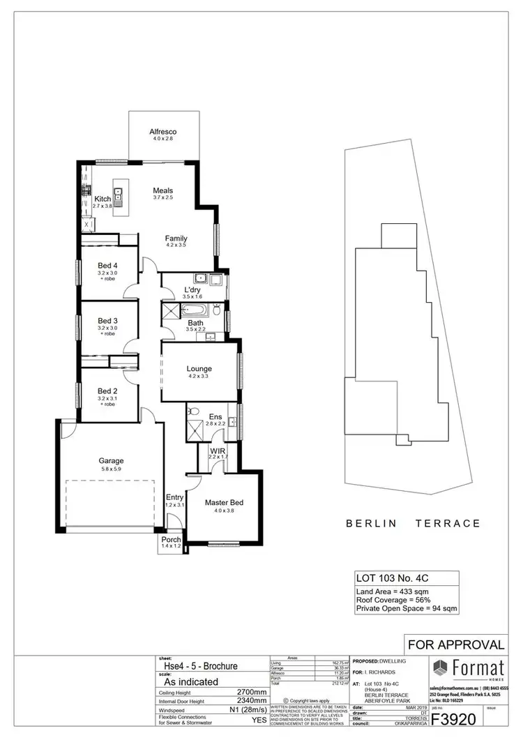 Floorplan of Homely house listing, 4C Berlin Terrace, Aberfoyle Park SA 5159