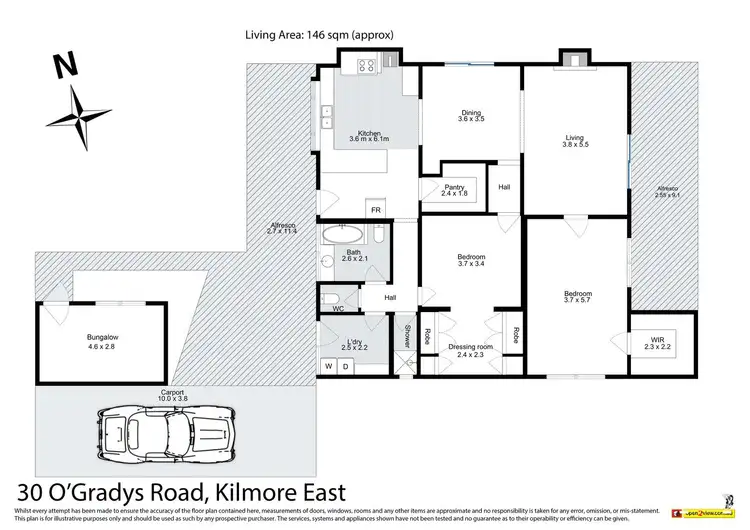 Floorplan of Homely house listing, 29 - 30 O'Grady's Road, Kilmore East VIC 3764