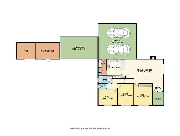 Floorplan of Homely house listing, 8 Beaumont Drive, Beechworth VIC 3747