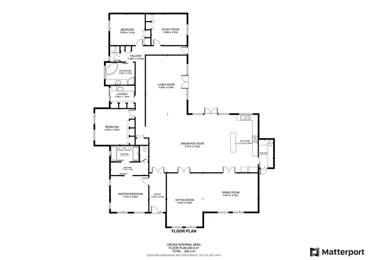 Floorplan of Homely house listing, 448 Cureton Avenue, Nichols Point VIC 3501