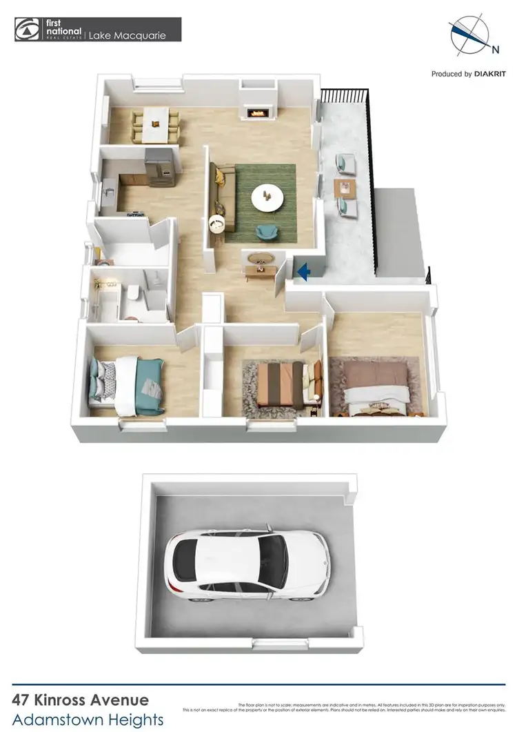 Floorplan of Homely house listing, 47 Kinross Avenue, Adamstown Heights NSW 2289