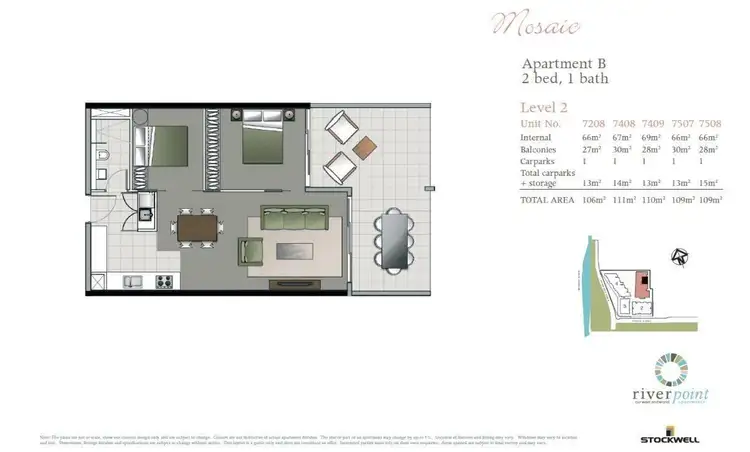 Floorplan of Homely apartment listing, 7507/55 Forbes Street, West End QLD 4101