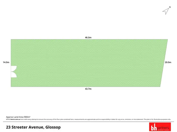 Floorplan of Homely land listing, 23 Streeter Avenue, Glossop SA 5344