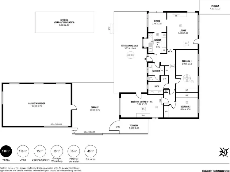 Floorplan of Homely house listing, 25 Ralph Avenue, Belair SA 5052
