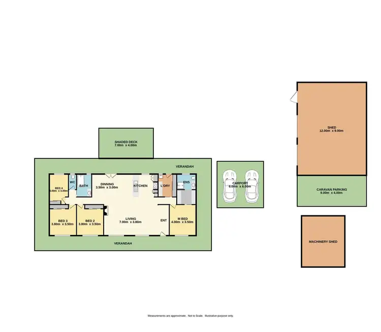 Floorplan of Homely house listing, 133 Lawrie Road, Beechworth VIC 3747