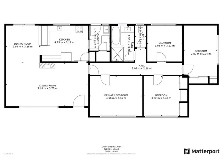 Floorplan of Homely house listing, 233 Commercial Street, Merbein VIC 3505