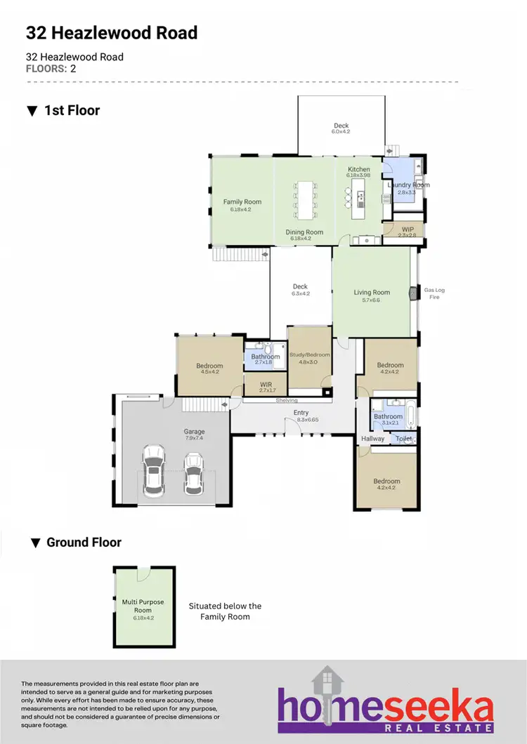 Floorplan of Homely house listing, 32 Heazlewood Road, Warrnambool VIC 3280