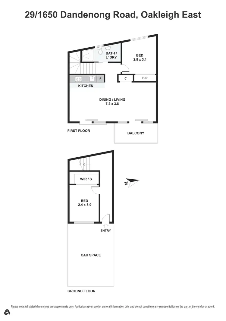 Floorplan of Homely house listing, 29/1650 Dandenong Road, Oakleigh East VIC 3166