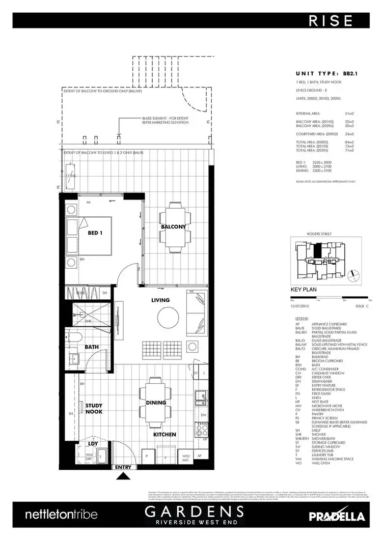 Floorplan of Homely unit listing, 20002/60 Rogers Street, West End QLD 4101