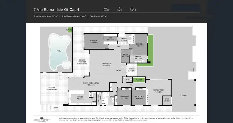 Floorplan of Homely house listing, 7 Via Roma, Isle Of Capri QLD 4217