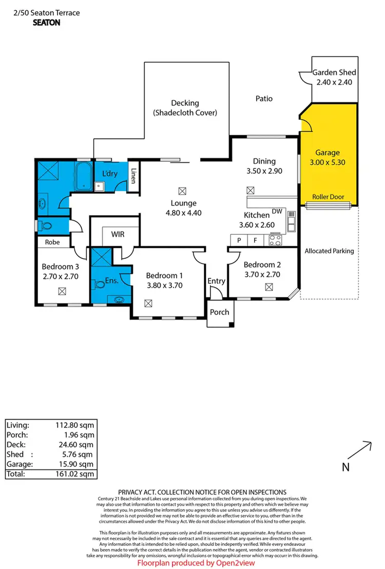 Floorplan of Homely house listing, 2/50 Seaton Terrace, Seaton SA 5023