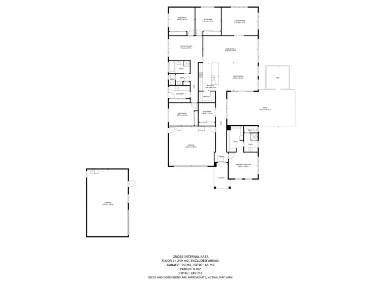 Floorplan of Homely house listing, 10 Chester Circuit, Huon Creek VIC 3691