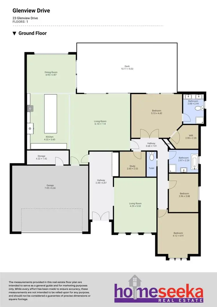 Floorplan of Homely house listing, 23 Glenview Drive, Warrnambool VIC 3280