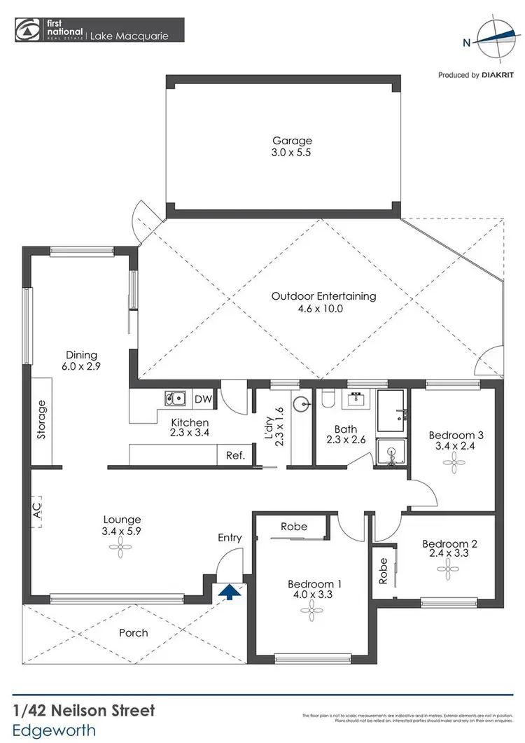Floorplan of Homely house listing, 1/42 Neilson Street, Edgeworth NSW 2285