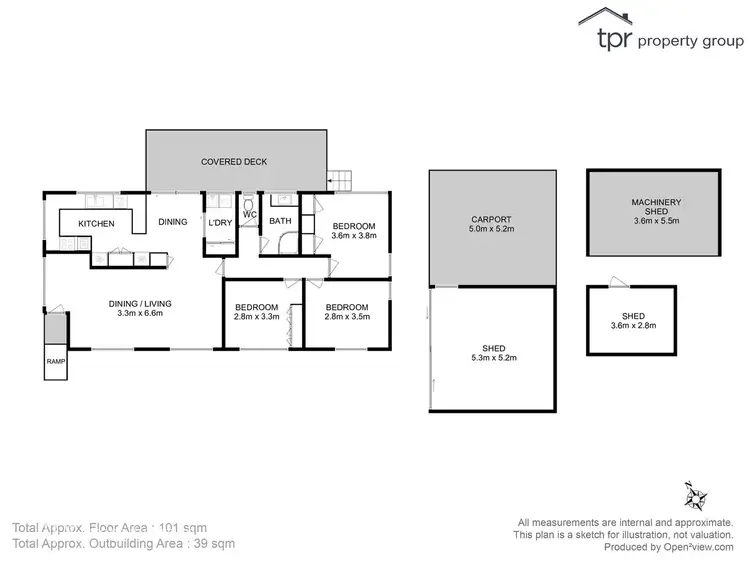 Floorplan of Homely house listing, 188 Nichols Road, Lymington TAS 7109