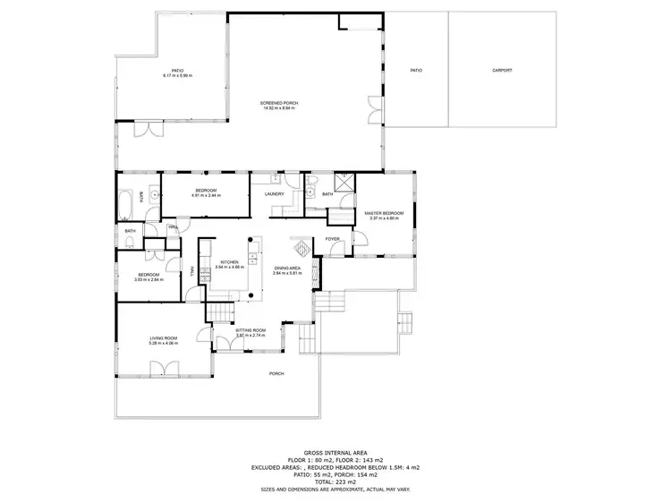 Floorplan of Homely house listing, 4902 Kiewa Valley Highway, Dederang VIC 3691