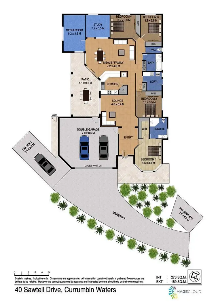 Floorplan of Homely house listing, 40 Sawtell Drive, Currumbin Waters QLD 4223