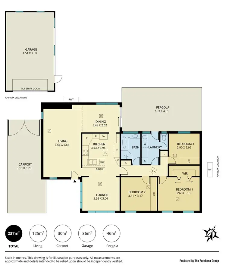 Floorplan of Homely house listing, 56 Cronulla Drive, Redwood Park SA 5097