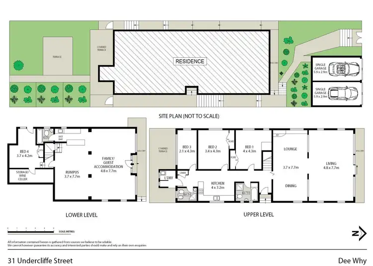 Floorplan of Homely house listing, 31 Undercliffe Street, Dee Why NSW 2099