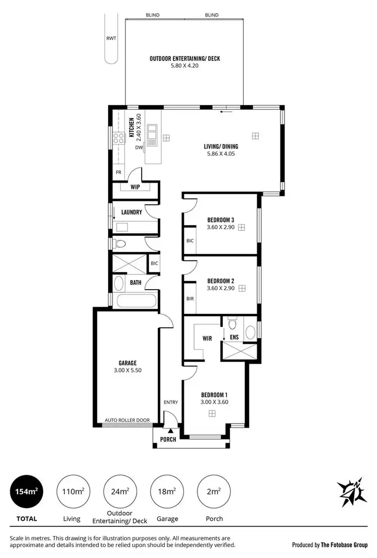 Floorplan of Homely house listing, 2B Batty Place, Woodville South SA 5011